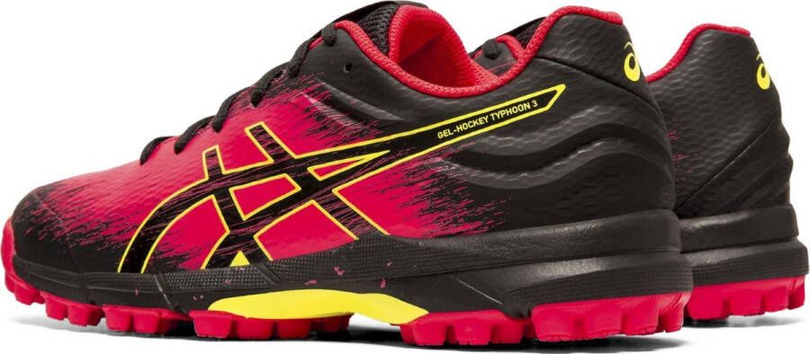 ASICS Gel-Typhoon 3 Sportschoenen Vrouwen zwart roze geel