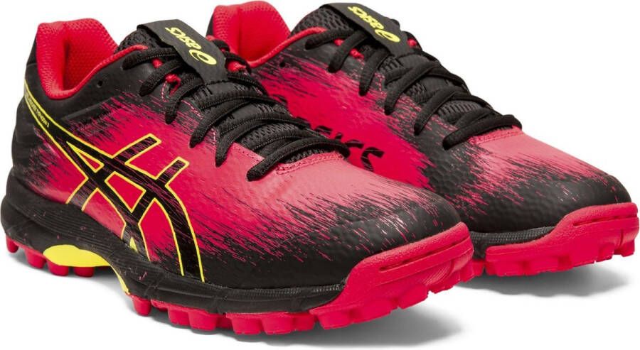 ASICS Gel-Typhoon 3 Sportschoenen Vrouwen zwart roze geel