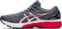 ASICS GT-2000 Sportschoenen Mannen Grijs Rood Zilver - Thumbnail 4