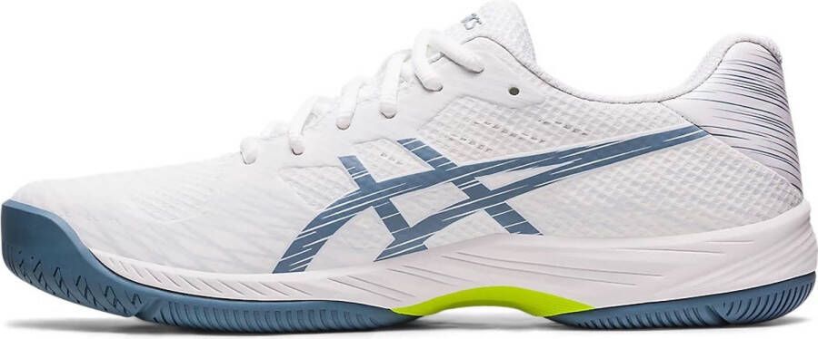 ASICS Padelschoen Tennisschoen Gel Game 9 GS Junior Wit Blauw