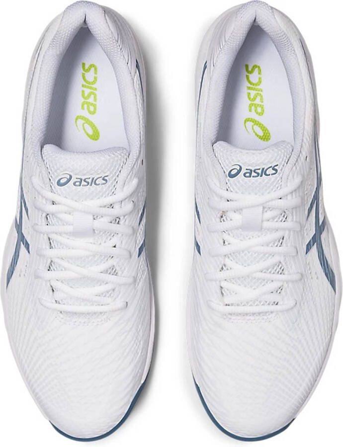 ASICS Padelschoen Tennisschoen Gel Game 9 GS Junior Wit Blauw