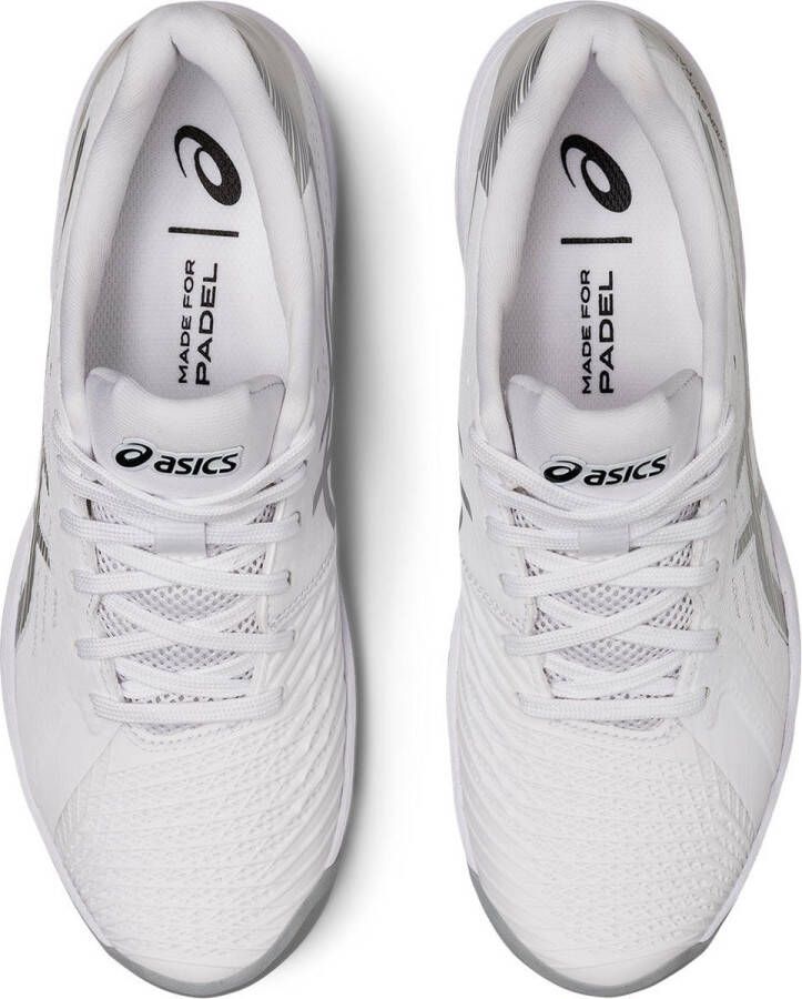 ASICS Padelschoen Tennisschoen Solution Swift FF Dames Wit Zilver - Foto 2