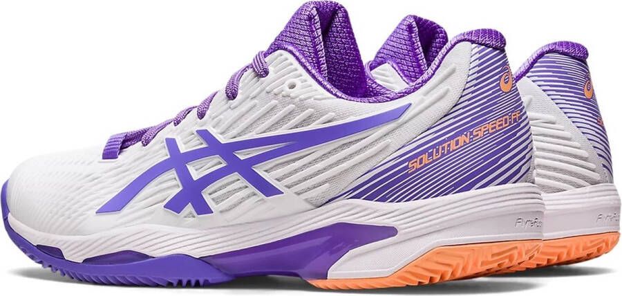 ASICS Tennisschoen Padelschoen Solution Speed FF 2 Clay Dames Wit Paars