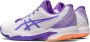 ASICS Tennisschoen Padelschoen Solution Speed FF 2 Clay Dames Wit Paars - Thumbnail 4