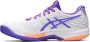 ASICS Tennisschoen Padelschoen Solution Speed FF 2 Clay Dames Wit Paars - Thumbnail 7