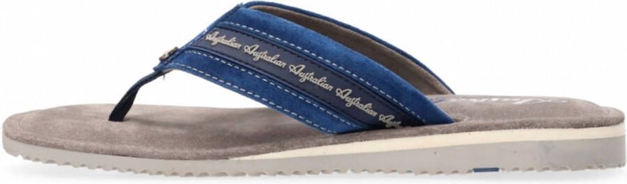 Australian Footwear Azurro Slippers Blauw Blue Grey - Foto 3