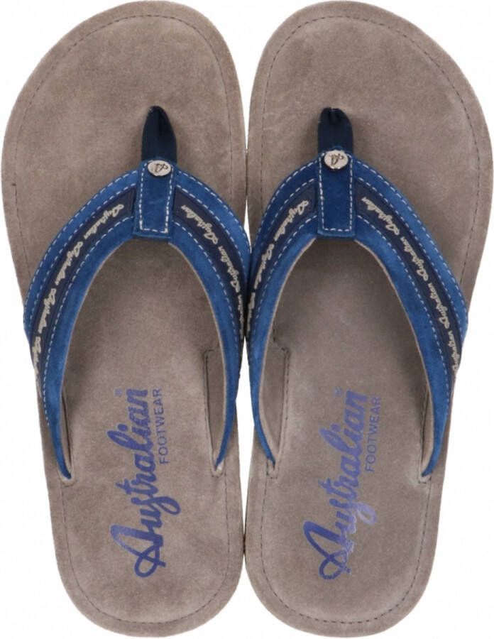 Australian Footwear Azurro Slippers Blauw Blue Grey - Foto 4