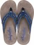 Australian Footwear Azurro Slippers Blauw Blue Grey - Thumbnail 4