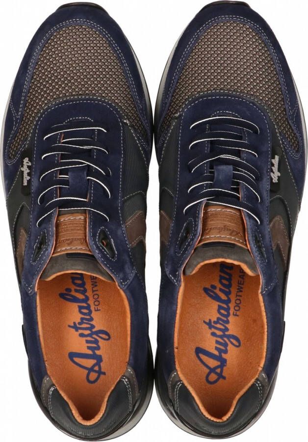 Australian Blauwe Veterschoenen Gravity Leather