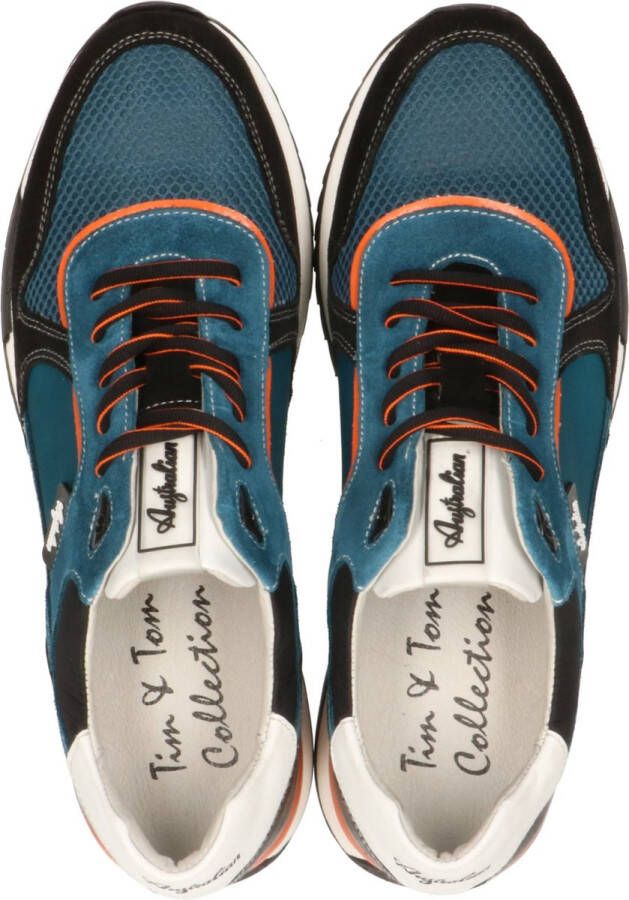 Australian Tim Tom Collection Sneaker Dakar 15.1570.01 Aqua Zwart Suède - Foto 8