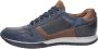 Australian Footwear Browning Leather Sneaker casual Ocean Blue-Cognac - Thumbnail 7