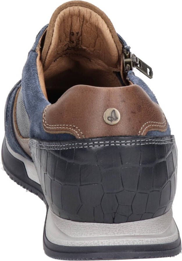 Australian Footwear Browning Leather Sneaker casual Ocean Blue-Cognac - Foto 9