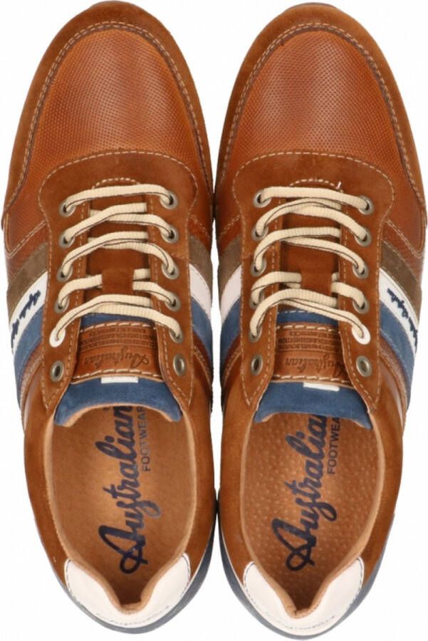 Australian Camaro Lage sneakers Leren Sneaker Heren Bruin - Foto 4