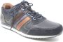 Australian Camaro Lage sneakers Leren Sneaker Heren Blauw - Thumbnail 12