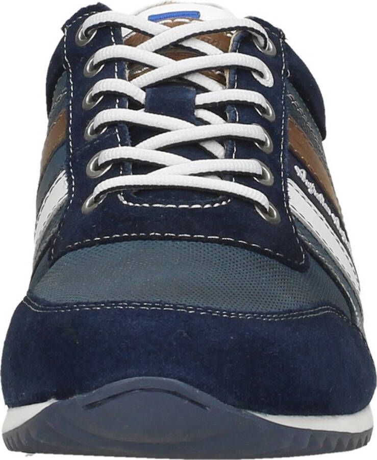Australian Blauwe Suède Lage Sneakers Camaro Multicolor Heren - Schoenen.nl