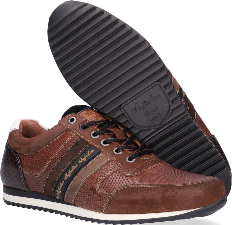 Australian Camaro Sneakers cognac Leer