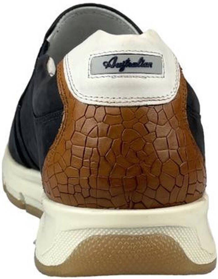 Australian Eagle Instappers blauw Nubuck