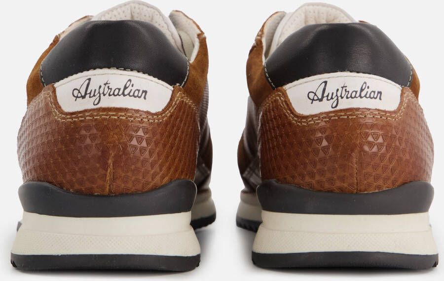 Australian Filmon Lage sneakers Leren Sneaker Heren Cognac