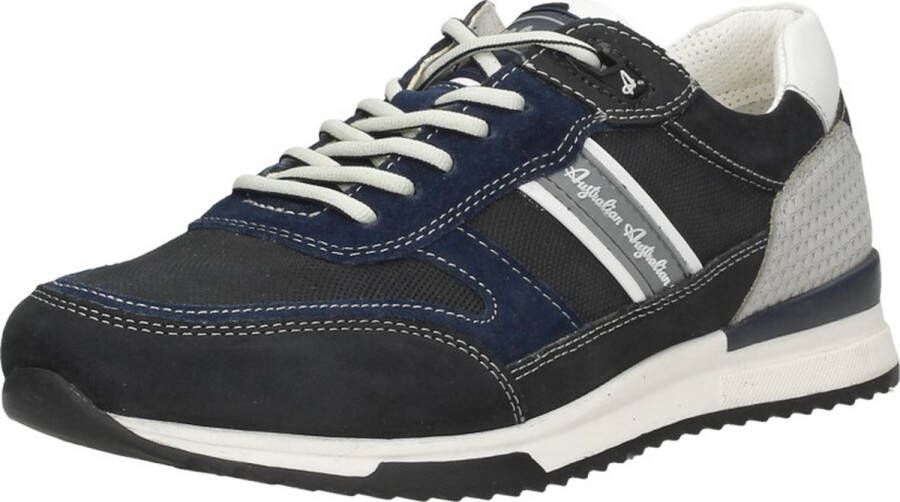 Australian Blauwe Leren Sneakers met Comfortabele Pasvorm Blue Heren - Foto 3