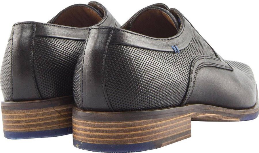 Australian Footwear Australian Heren Veterschoen Essex 15.1366.01-A10 Zwart