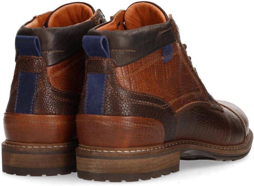 Australian Footwear Australian Montenero Veterboots Laarzen Met Veters Heren Bruin