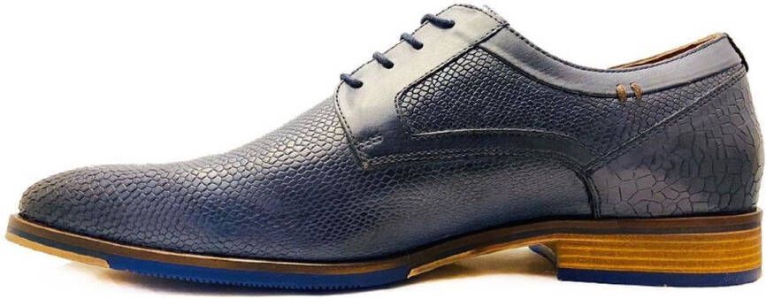 Australian Footwear Blauwe Australian Veterschoenen Matteo Leather