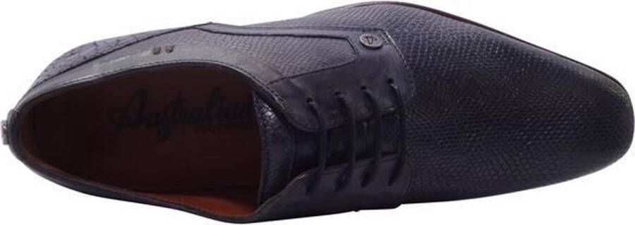 Australian Footwear Blauwe Australian Veterschoenen Matteo Leather