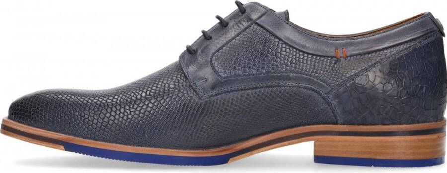 Australian Footwear Blauwe Australian Veterschoenen Matteo Leather