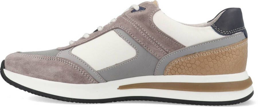 Australian Footwear Clint Sneakers Wit White-Grey-Beige