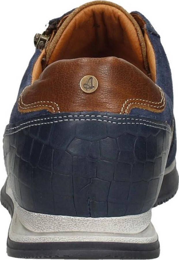 Australian Footwear Heren Sneakers Australian Browning Ocean Blue Cognac Blauw