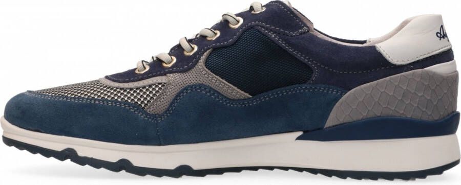 Australian Footwear Mazoni Sneakers Blauw Blue-Grey-Orange