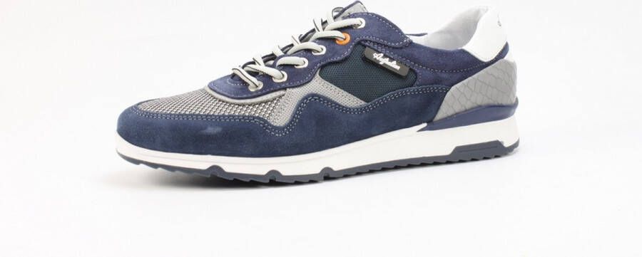 Australian Footwear Mazoni Sneakers Blauw Blue-Grey-Orange