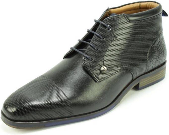 Australian Footwear Zwarte Australian Veterschoenen Albany Leather - Foto 4
