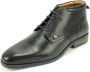 Australian Footwear Zwarte Australian Veterschoenen Albany Leather - Thumbnail 4