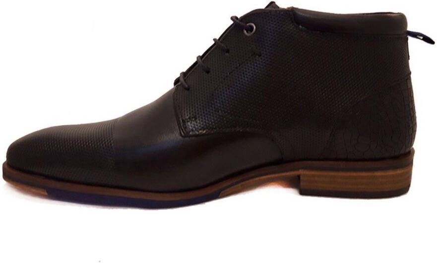 Australian Footwear Zwarte Australian Veterschoenen Albany Leather - Foto 6