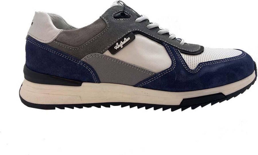 Australian Footwear Argentina Sneakers Grijs Grey-Blue-White - Foto 6