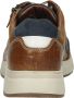 Australian Stijlvolle leren sneakers met rits en veters Brown Heren - Thumbnail 8