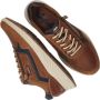 Australian Stijlvolle leren sneakers met rits en veters Brown Heren - Thumbnail 9