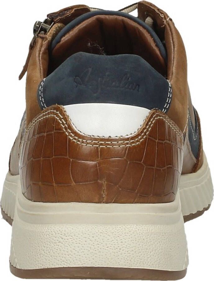 Australian Hatchback Veterschoenen Laag Cognac