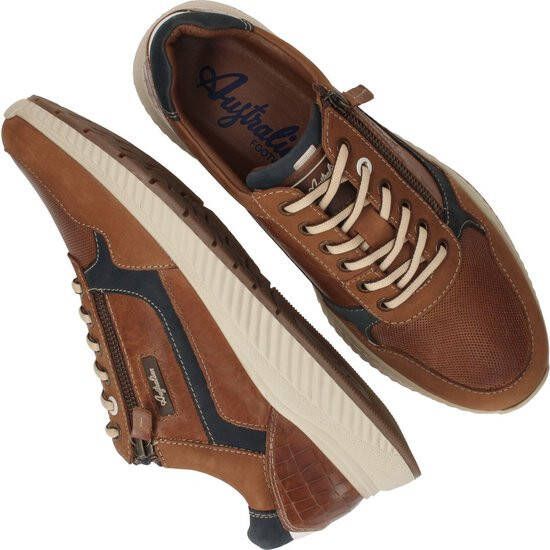 Australian Hatchback Veterschoenen Laag Cognac