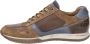 Australian Footwear Browning Leather Sneaker casual Tan-Cognac-Blue - Thumbnail 6