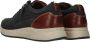Australian Heren Sneakers Huricane Leather Blue Tan Donkerblauw - Thumbnail 6