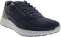 Australian Heren Sneakers Huricane Leather Blue Tan Donkerblauw - Thumbnail 14