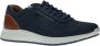 Australian Heren Sneakers Huricane Leather Blue Tan Donkerblauw - Thumbnail 9
