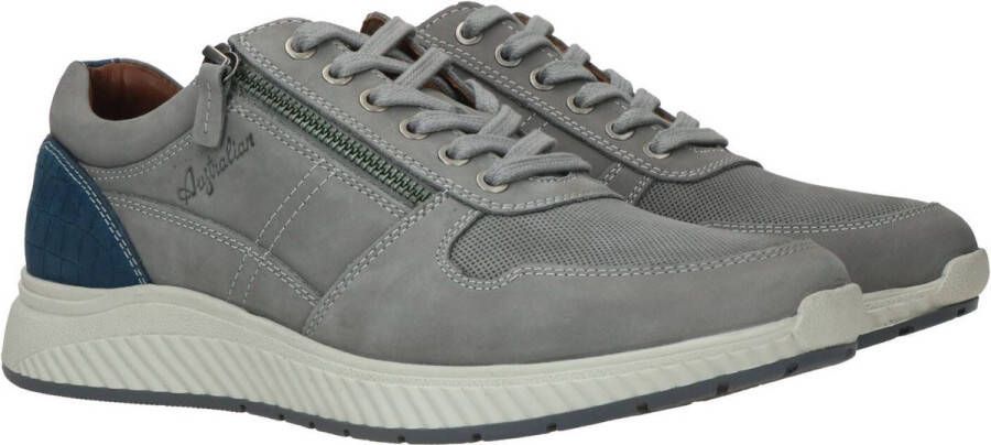 Australian Heren Sneakers Hurricane Light Grey Blue Licht Grijs