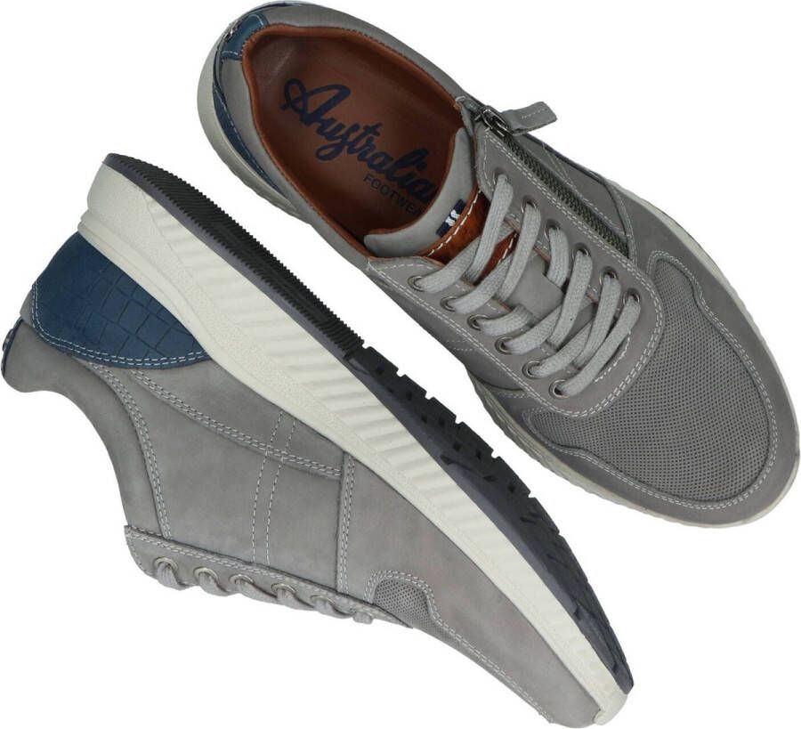 Australian Heren Sneakers Hurricane Light Grey Blue Licht Grijs