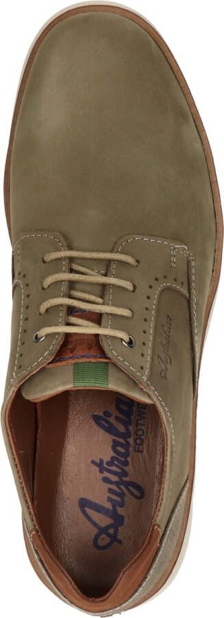 Australian Heren Veterschoenen Preston Light Green Groen