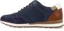 Australian Navarone Lage sneakers Leren Sneaker Heren Blauw - Thumbnail 8