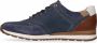 Australian Navarone Lage sneakers Leren Sneaker Heren Blauw - Thumbnail 9