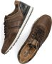 Australian Bruin Tinten Navarone Lage sneakers Leren Sneaker Heren Bruin - Thumbnail 13